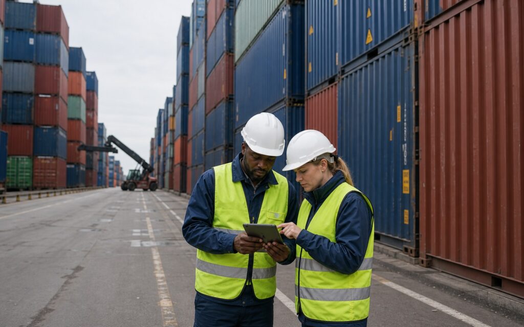 Container inventory control and tracking in a depot management system